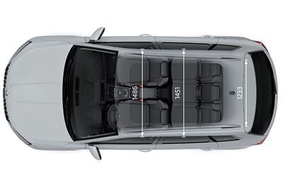 Dimensionet e Škoda Karoq nga perspektiva e syrit të zogut